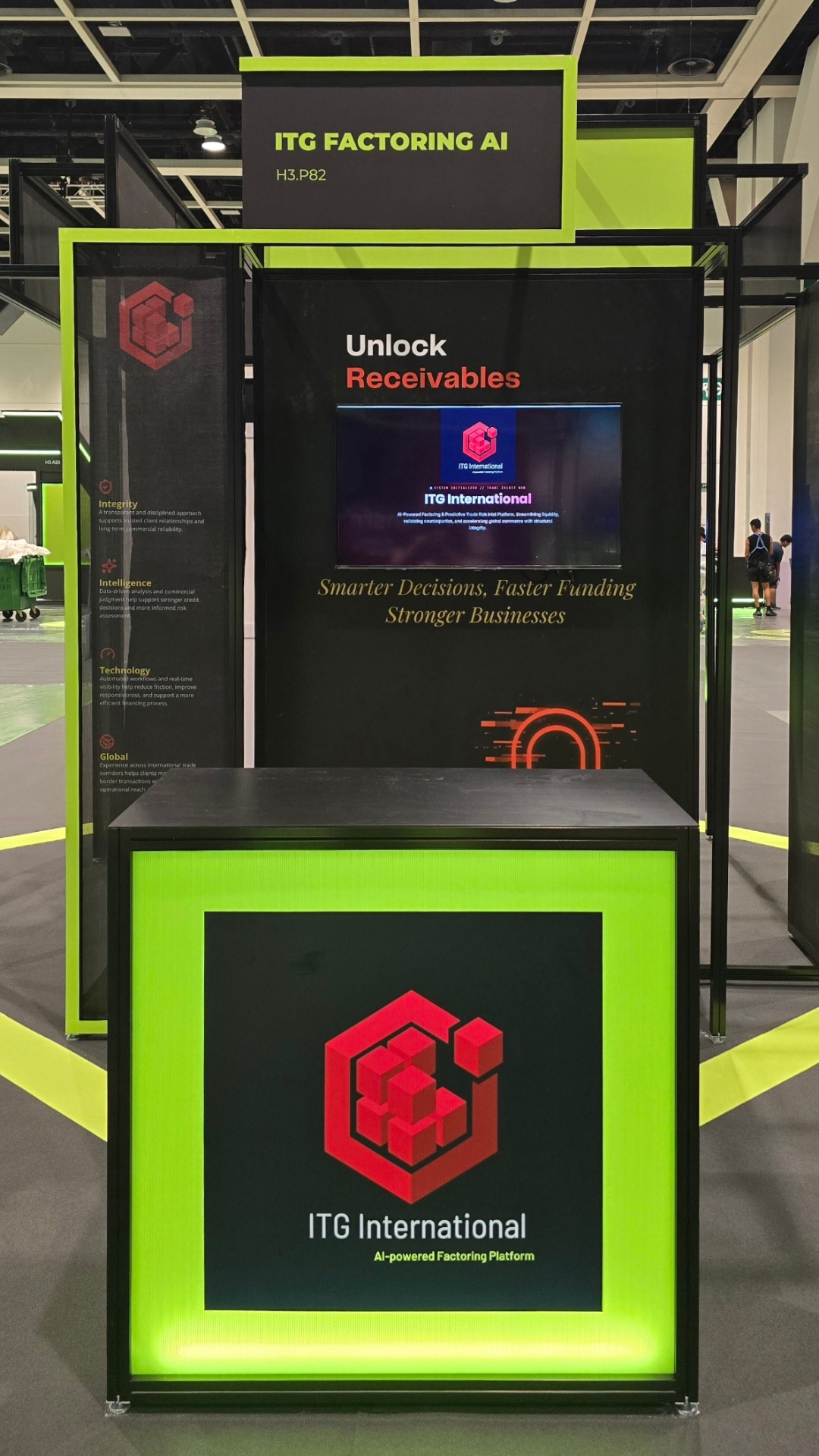Startup Zone at Leap East 2026, where selected ventures were showcased within the event environment.